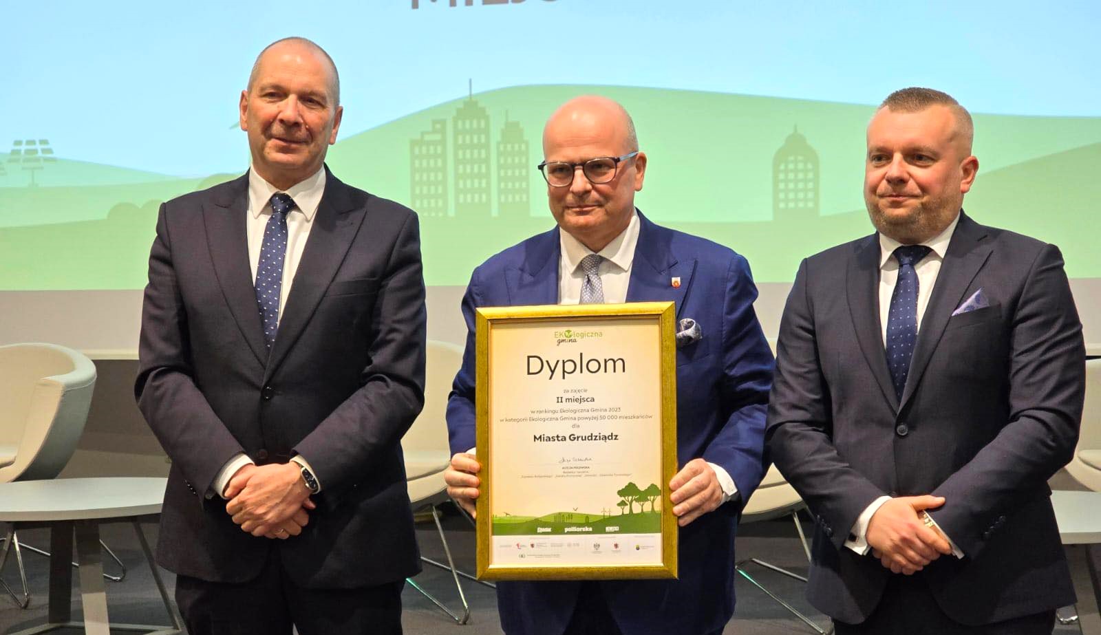 Grudziądz z nagrodą w rankingu Ekologiczna Gmina! Zajął 2. miejsce w województwie wśród gmin powyżej 50 tys. mieszkańców