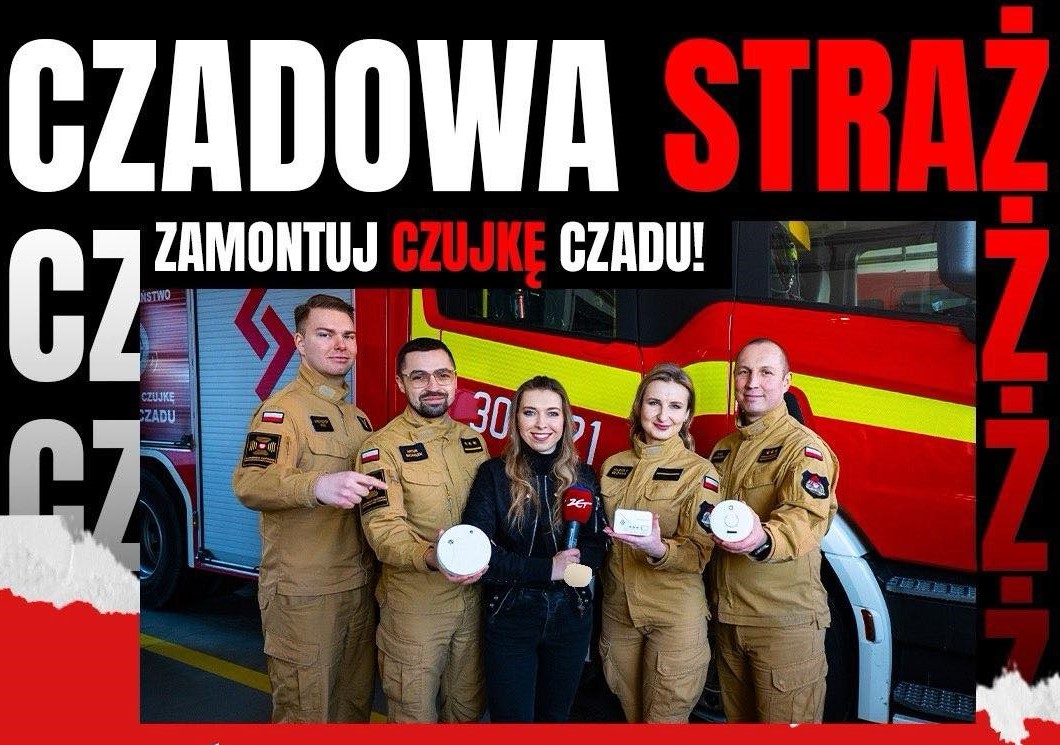 5 lutego od godz. 10 w Komendzie Miejskiej Państwowej Straży Pożarnej w Grudziądzu można odebrać czujniki tlenku węgla i dymu oraz dowiedzieć się, jak je instalować