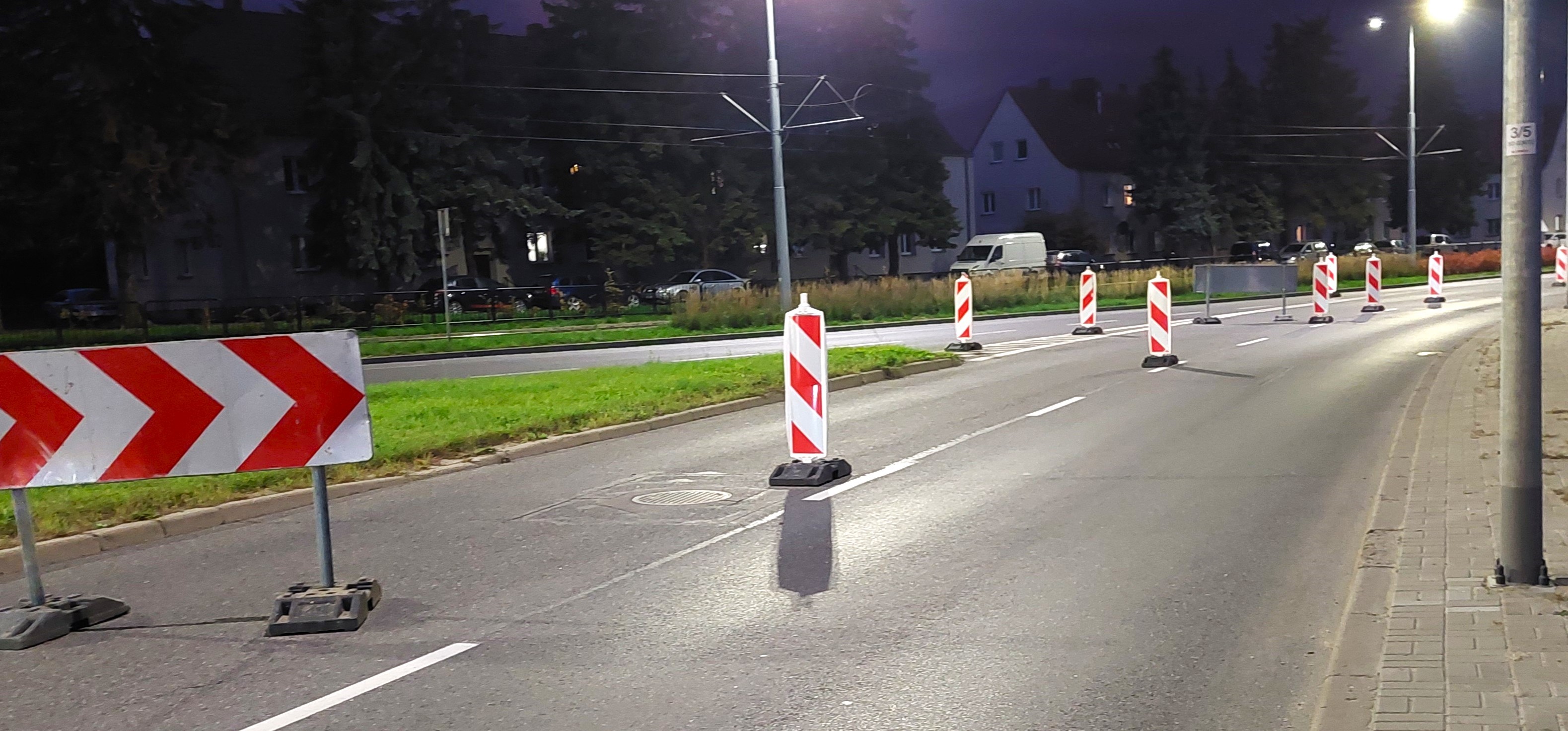 Od rana 7 kwietnia na ul. Chełmińskiej wyłączone będą 2 pasy ruchu w kierunku stacji paliw ORLEN. Pojazdy skierowane zostaną na 1 pas do Centrum (zobaczcie mapkę)