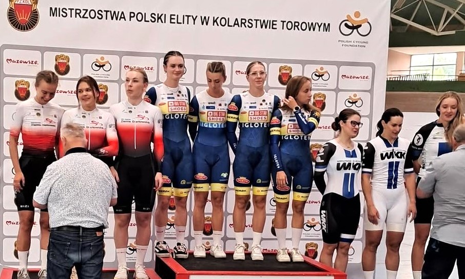 Mistrzostwa Polski w kolarstwie torowym elity: URSZULA ŁOŚ (ALKS Stal Ocetix Iglotex) wywalczyła w sprincie brąz a OLIWIA KĘPCZYŃSKA srebro w scratchu. Złote krążki w sprincie drużynowym pań, a srebro w wyścigu drużynowym meżczyzn